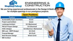 Mega Recruitment Drive by Shapoorji Pallonji – High-Rise & Villa Project Jobs in UAE | 2025 Walk-In