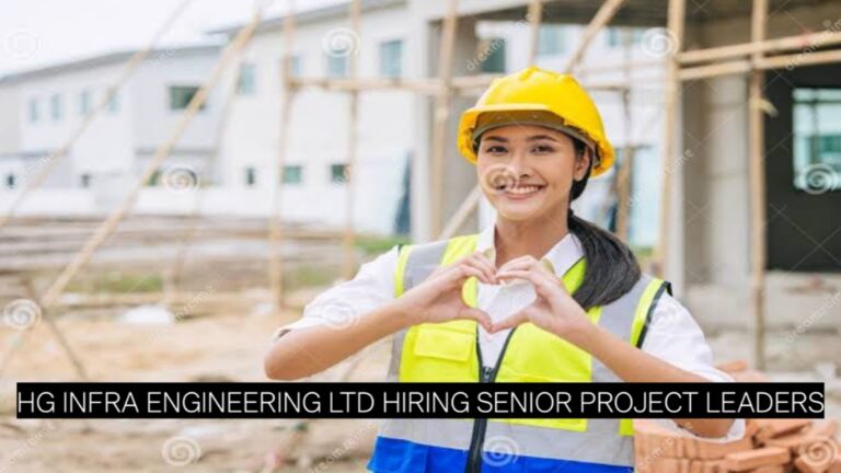 High-Paying Railway Jobs in India: HG Infra Engineering Ltd Hiring Senior Project Leaders
