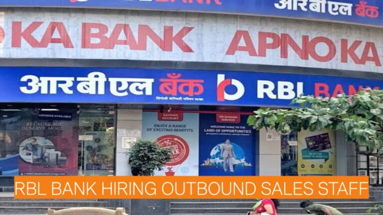 Private Bank Sales Jobs in Gurgaon | RBL Bank Hiring Outbound Sales Staff
