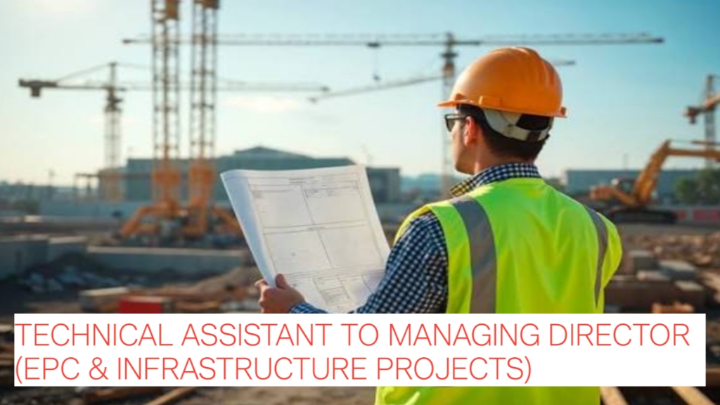 Strategic Engineering Role: Technical Assistant to Managing Director (EPC & Infrastructure Projects)