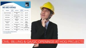 Government High-Rise Project Jobs | Civil, Billing & QA/QC Openings at HOG Projects