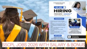 Latest Freshers Hiring in Bangalore | SSCPL Jobs 2025 with Salary & Bonus