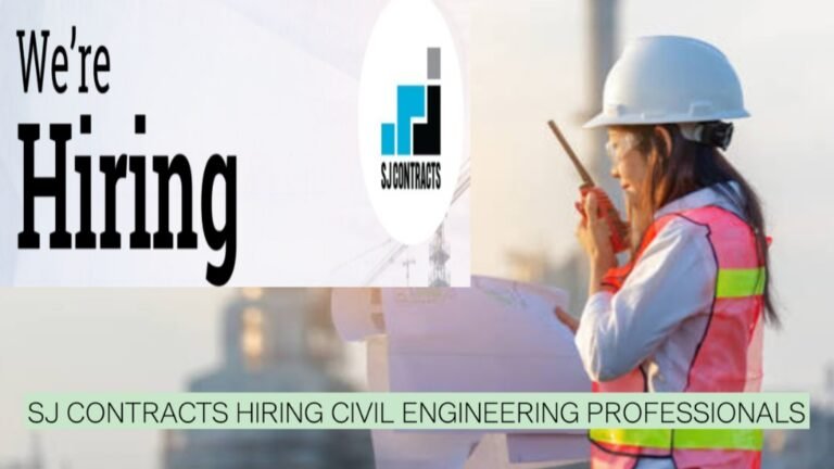 Billing Engineer Jobs 2026: SJ Contracts Hiring Civil Engineering Professionals