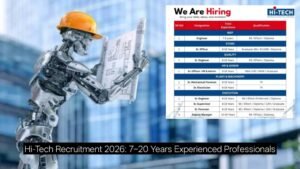 Hi-Tech Recruitment 2026: 7–20 Years Experienced Professionals Required for Construction Jobs
